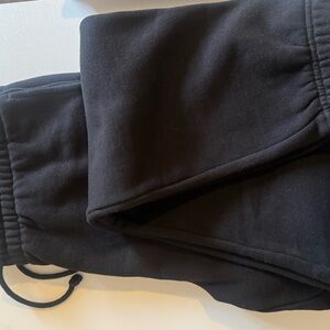 TNA Black Cozy Fleece Pants